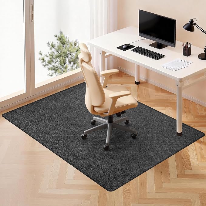 Office Chair Mat, Heavy Duty Floor Protector Rolling Chairs by Higoom