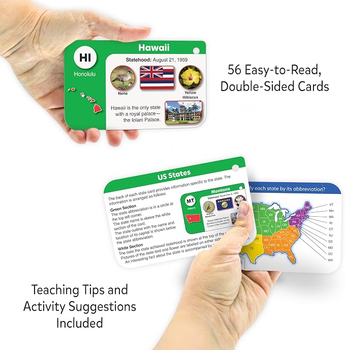 Teacher Created Resources US States Flash Cards - Image 3