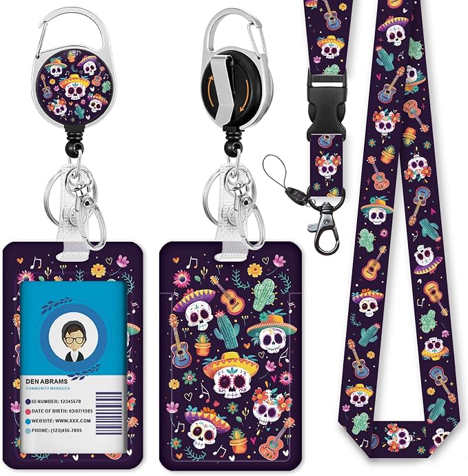 Giancomics Day of the Dead Lanyards by Giancomics