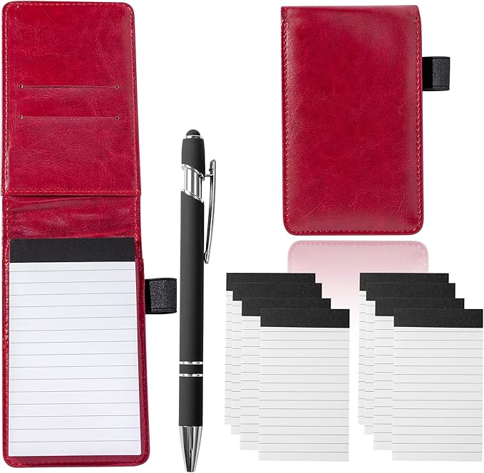 Camelmother 10Pcs Pocket Notepad Holder Set Notebook 3 x 5 Inch by Camelmother