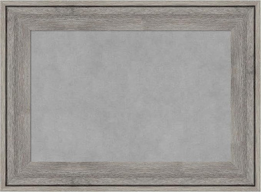 Amanti Art Grey Framed Magnetic Board 17x23 Small Vision Board by AmantiArt