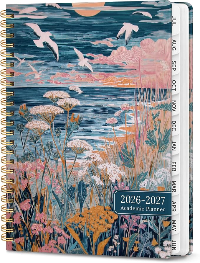Planner 2026-2027, Monthly and Weekly Academic Planner July 2026 by Zotia