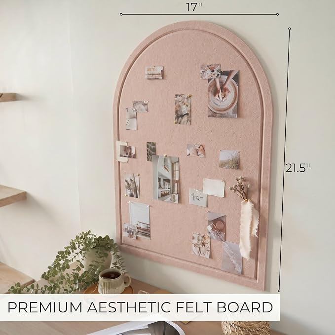 Large Arched Felt Bulletin Board - Image 2