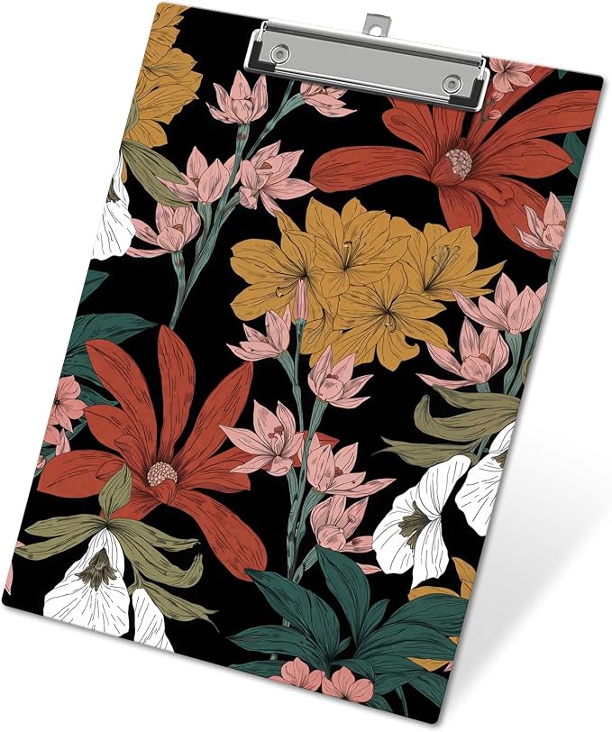 APIILVPQ Boho Clipboard，Floral Clipboards by Unknown