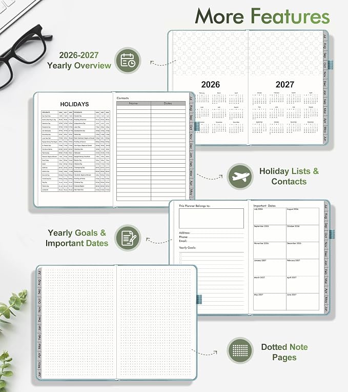 Planner 2026-2027, Academic Weekly and Monthly Calendar Planner from July 2026 - Image 6