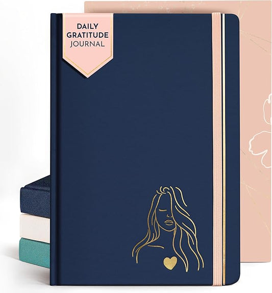 RYVE Daily Journal for Women: 6-Month Guided Gratitude Journal for Women with Prompts - Affirmation, Gratitude, Mindfulness, Self Help & Reflection, Gratitude Journal Notebook, Self Care Journal-DeskLoop Office