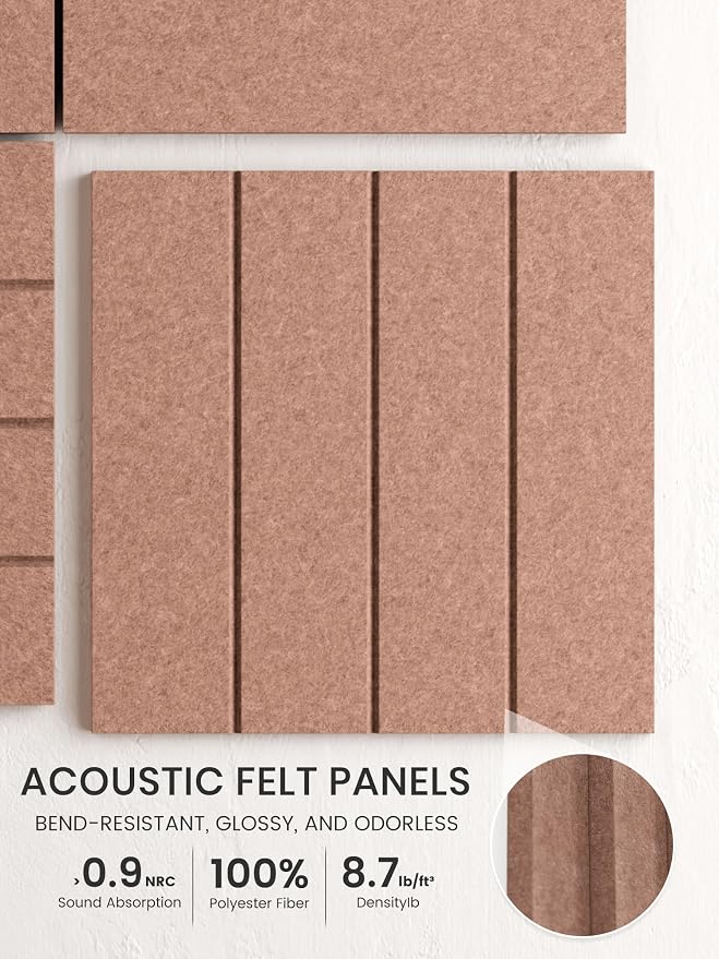 Bumusty Large Cork Board Alternative-36 x 24" Felt Bulletin Board Tiles - Image 3