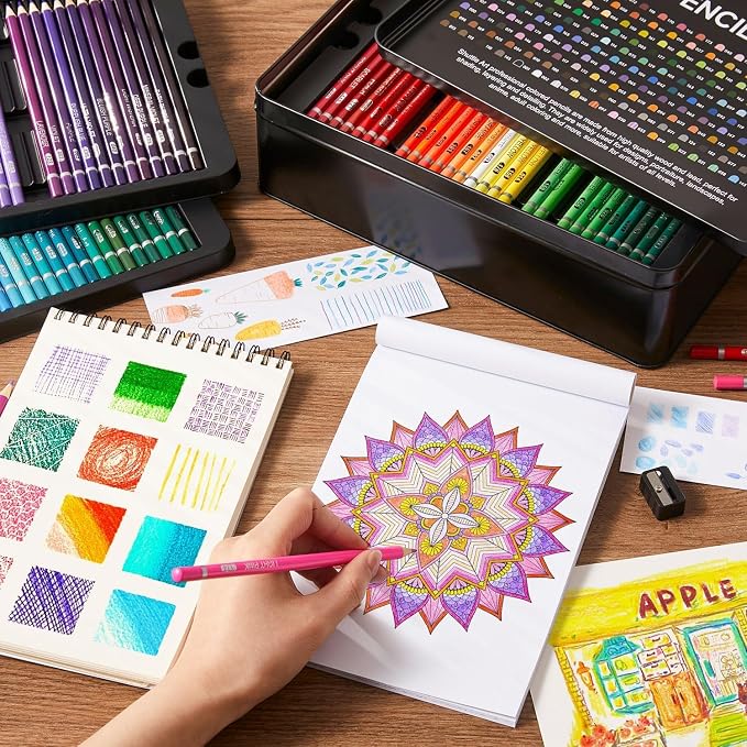 Shuttle Art 180 Coloring Pencils - Image 2