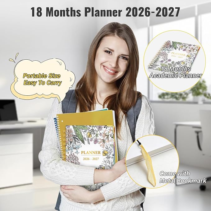 Daily Planner 2026-2027, 18 Month Planner - Image 3