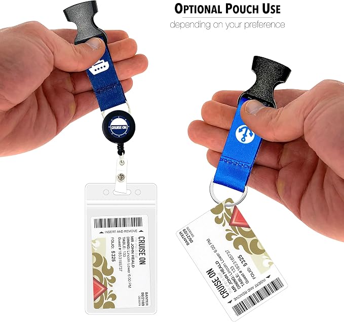 Cruise On Cruise Lanyard for Ship Cards – 2-Pack Retractable Badge & Waterproof - Image 8