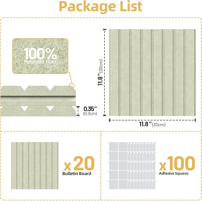 Large Cork Board for Wall 48" x 60" Sage Bulletin Board - Image 7