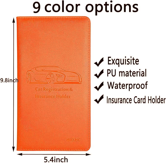 Car Registration and Insurance Card Holder - Image 3