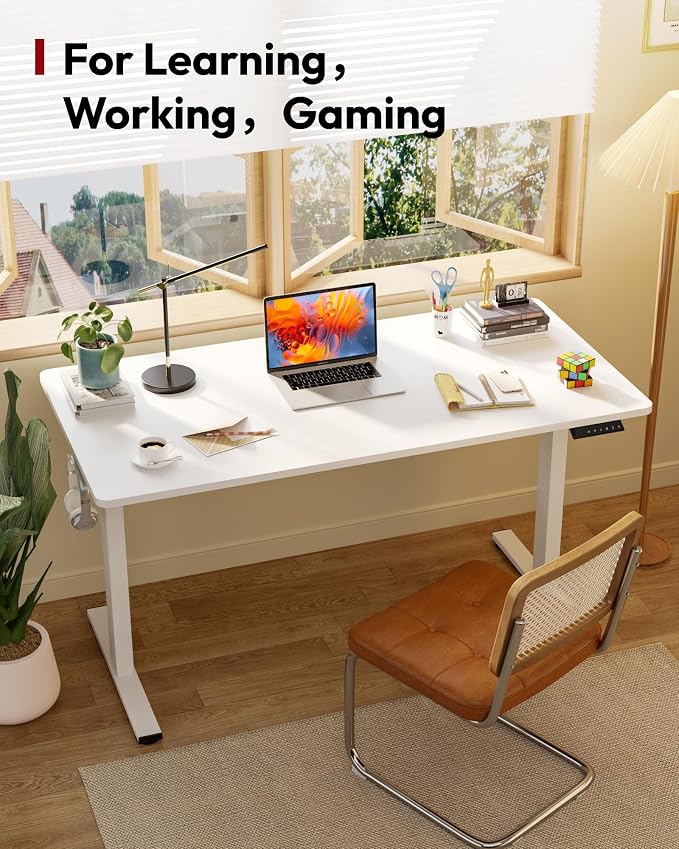 SANODESK Electric Standing Desk 60 x 24 Inches Whole-Piece Desktop Height - Image 3