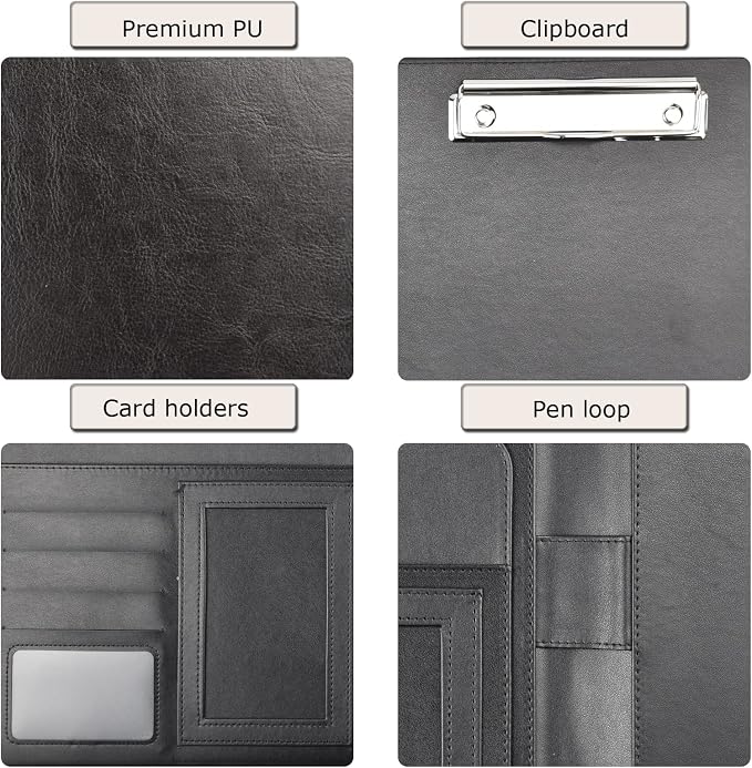 PU Leather Portfolio Folder - Image 4
