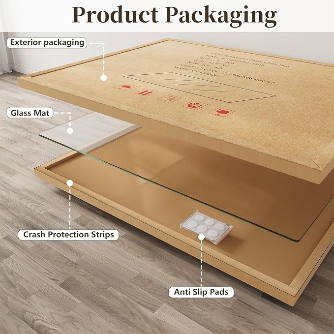 Tempered Glass Chair Mat for Carpet，30"x42" Office Mats for Rolling Chairs - Image 9