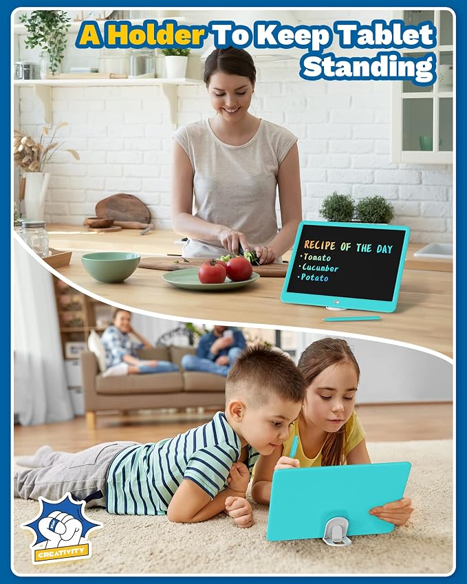 TEKFUN 15" LCD Writing Tablet for Kids, Large Drawing Pad for Boys & Girls - Image 4