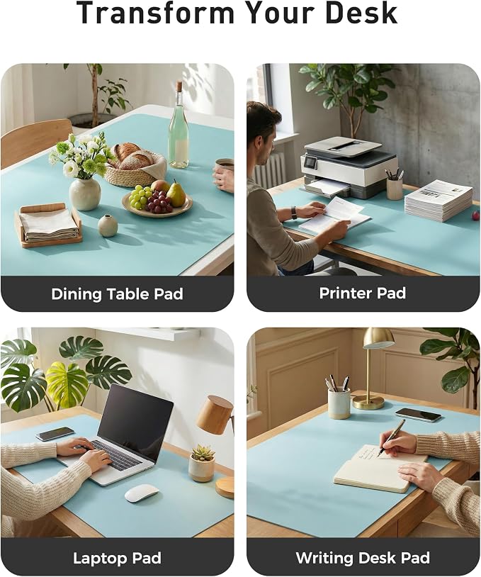 Aothia Faux Leather Desk Mat - Image 6