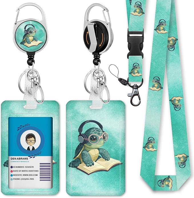 Immaturus Cute Sea Turtle Lanyards by IMMATURUS