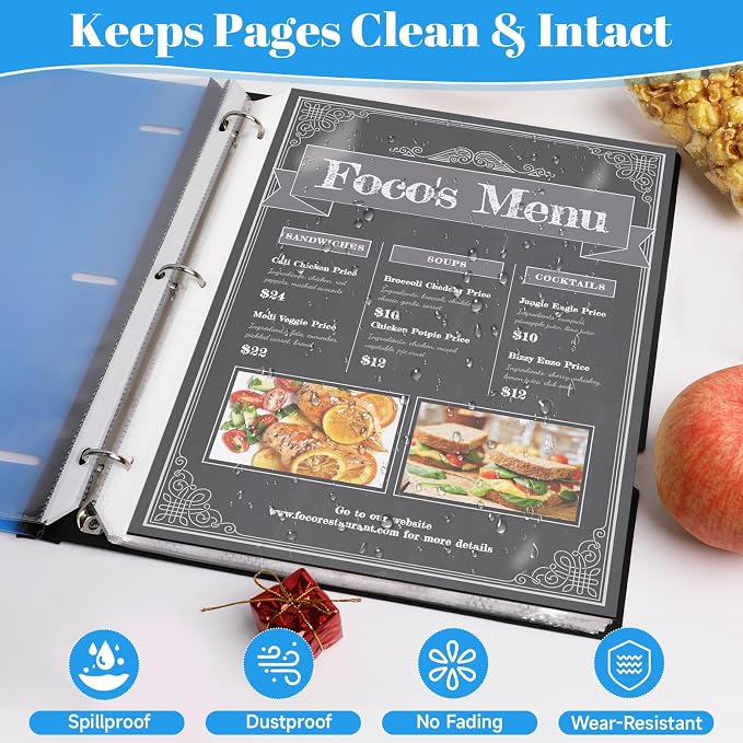 200 Pack Sheet Protectors for 3 Ring Binder - Image 5