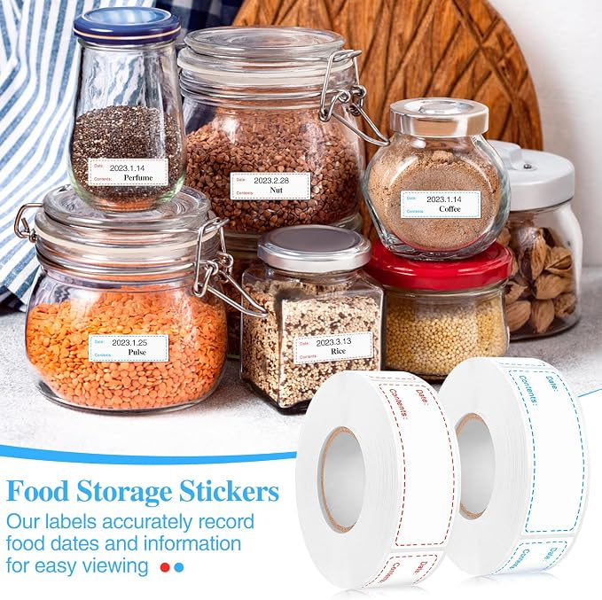 1000Pcs Removable Freezer Labels, 1 x 3 Inch Food Labels - Image 5