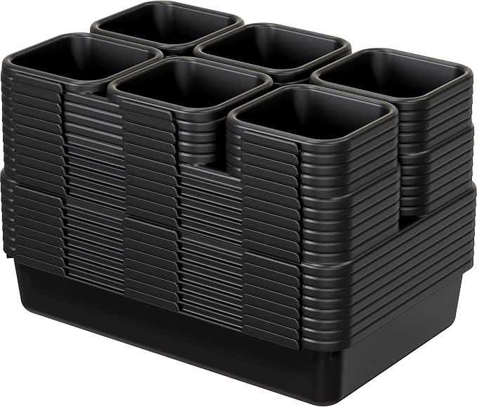 Simple Houseware Interlocking Desk Drawer Bins Organizer, 42 Packs - Image 9