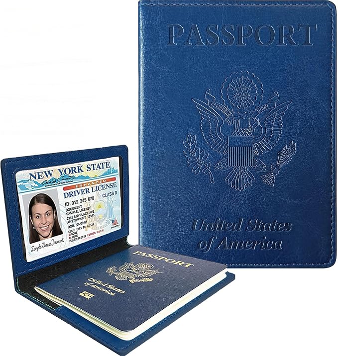 Sizobi Passport Holder for Travel Men, RFID Blocking Passport Covers Case by Sizobi