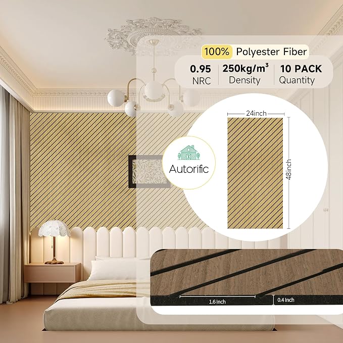 10 Pack Art Acoustic Panels, 47.2” x 23.6” Soundproof Wall Panels - Image 3