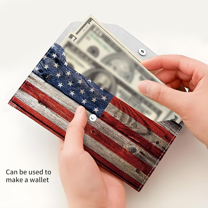 Cash Envelope Wallet Cute PU Leather Envelopes Bag - Image 4