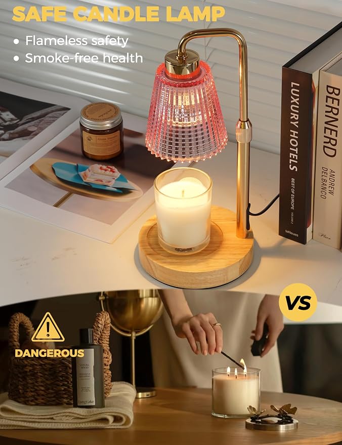 GODONLIF Pink Candle Warmer Lamp - Image 2