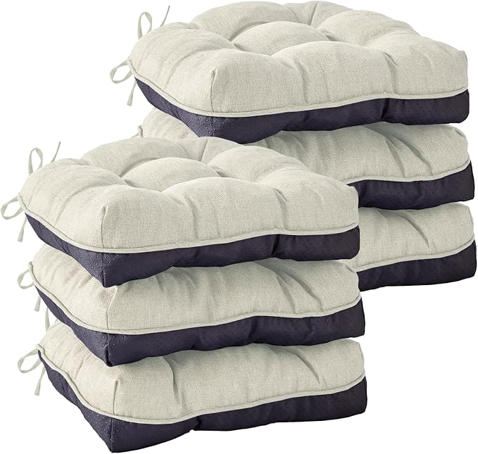 IASEAHK Chair Cushions for Dining Chairs, Seat Cushions for Kitchen Chairs by IASEAHK