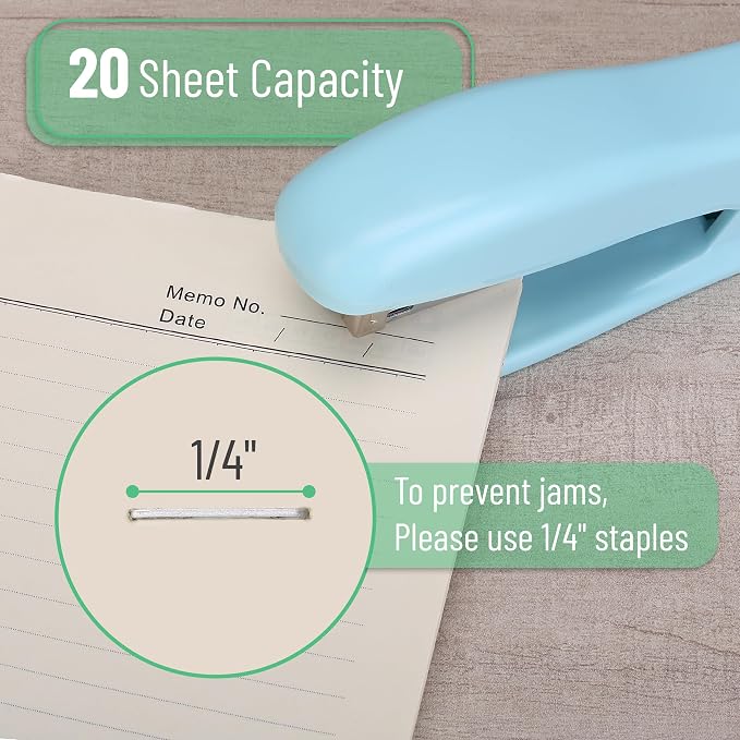 Mr. Pen- Office Stapler with Staples, 2 Pack, 200 Staples 1/4" | 20 Sheet - Image 3