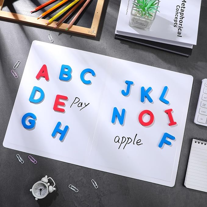 Motipuns 6 Pcs Folding Magnetic Dry Erase Activity Boards Foldable Magnetic - Image 6