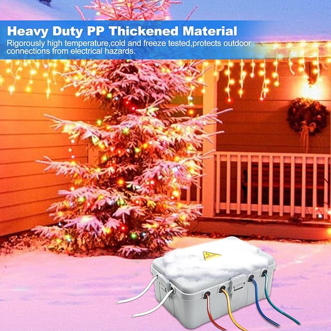 Hrensaw Large Outdoor Electrical Box, IP54 Waterproof Outdoor Outlet Covers - Image 6