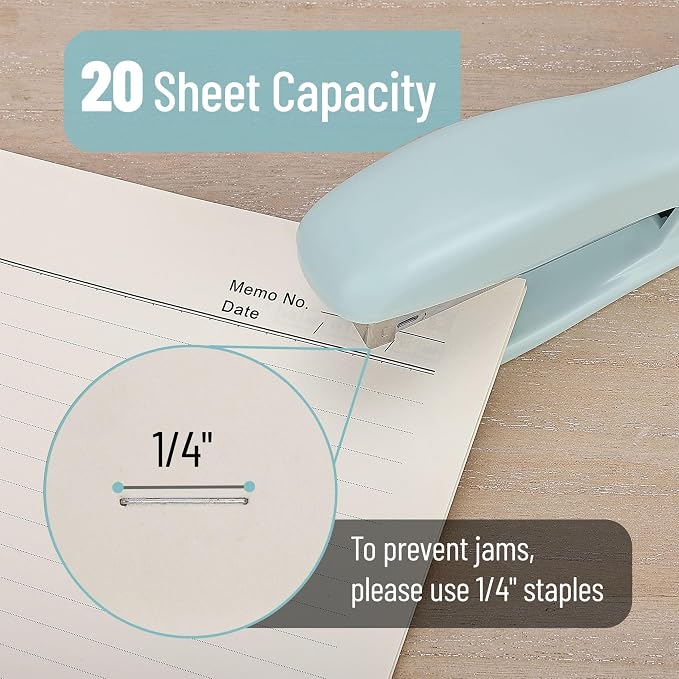 Mr. Pen- Office Stapler with Staples, 2 Pack, 200 Staples 1/4" | 20 Sheet - Image 3