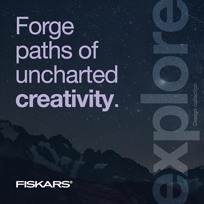 Fiskars Loop Rotary Cutter, Explore Collection Ultra Lilac, Precision-Ground - Image 8
