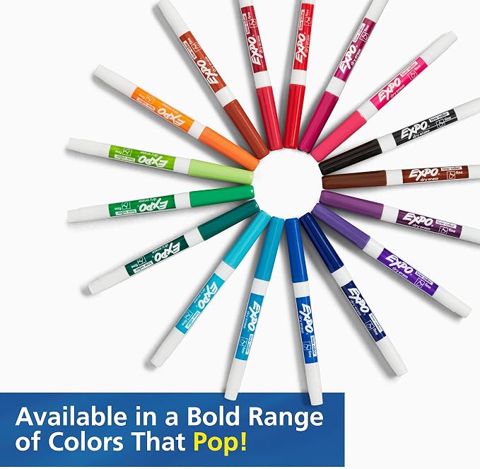 EXPO Dry Erase Markers, Fine Tip - Image 5