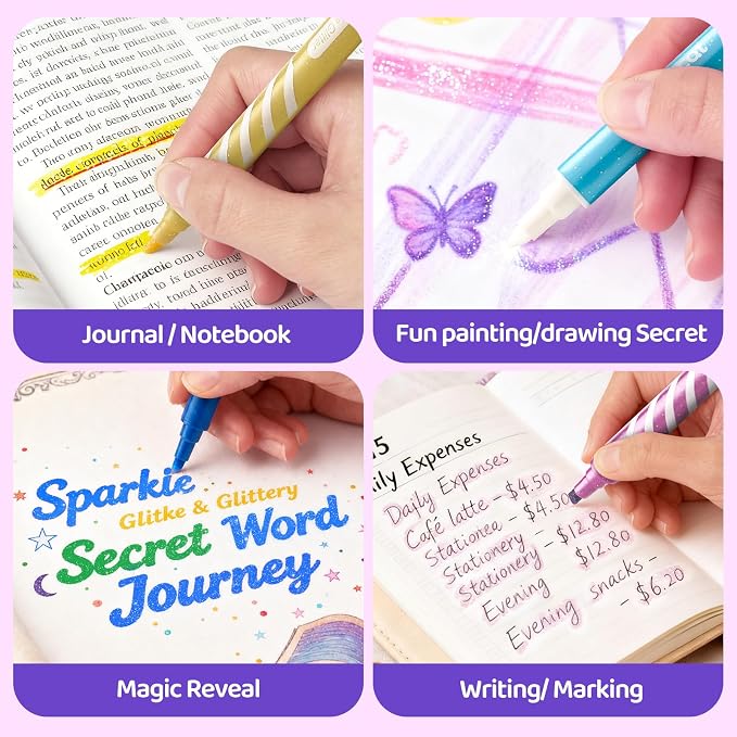 JoyCat Erasable Glitter Markers - Image 9