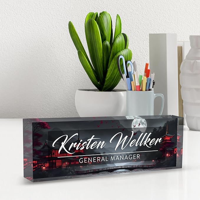 Desk Name Plate Personalized, Name Plate - Image 6