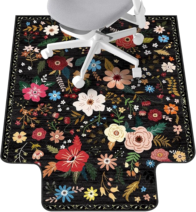 Office Chair Mat for Hardwood Floor & Tile Floor, Under Desk Rug for Rolling by LreedyMat