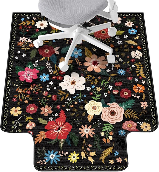 Office Chair Mat for Hardwood Floor & Tile Floor, Under Desk Rug for Rolling by LreedyMat