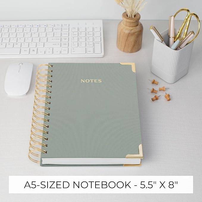 Aesthetic Thick Spiral Notebook Journal - Image 4