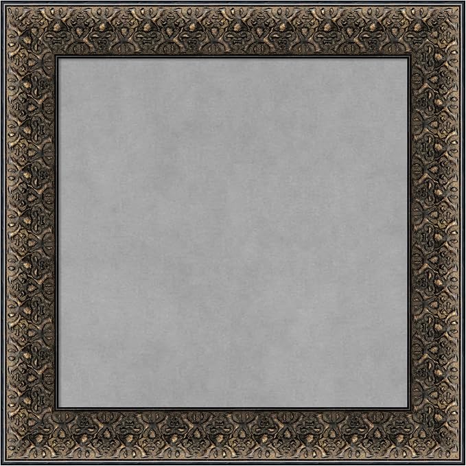 Amanti Art Black Framed Magnetic Board 21x21 Small Vision Board by AmantiArt