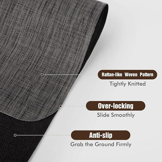 Blvornl Office Chair Mat for Hardwood Floor, 35.4"x 55" Desk Chair Mat for Hard - Image 3