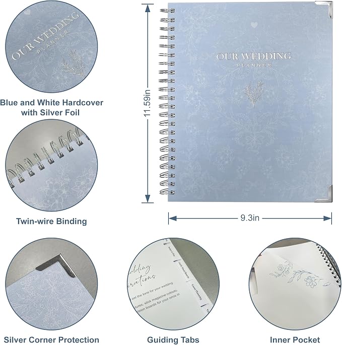 LADY&HOME Wedding Planner Book and Organizer - Image 2