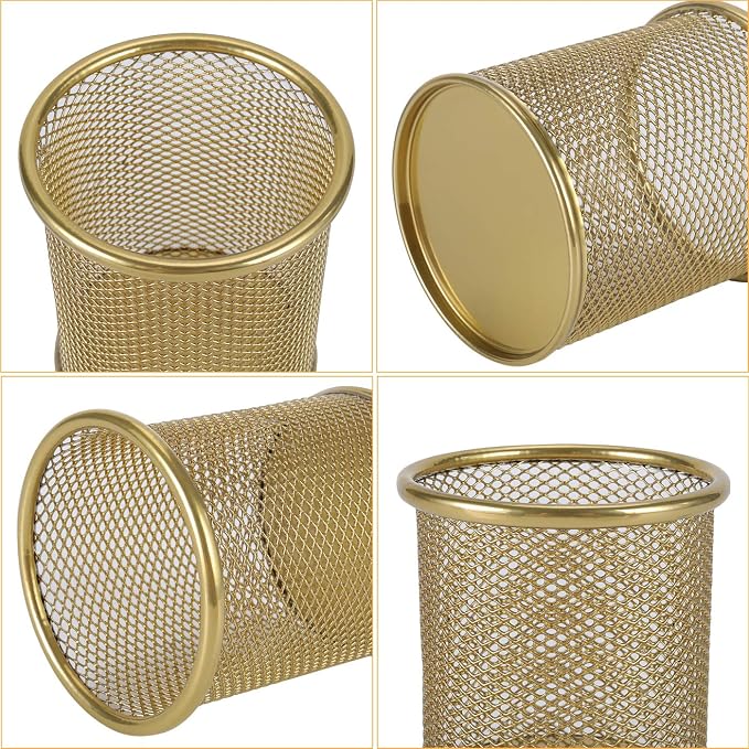 PAG Pencil Holder for Desk, 2 Pack Desktop Pen Cup, Office Supplies Desk - Image 3