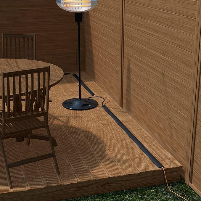 D-Line 30ft Floor Cord Cover, Floor Cable Protector, Extension Cord Cover - Image 6