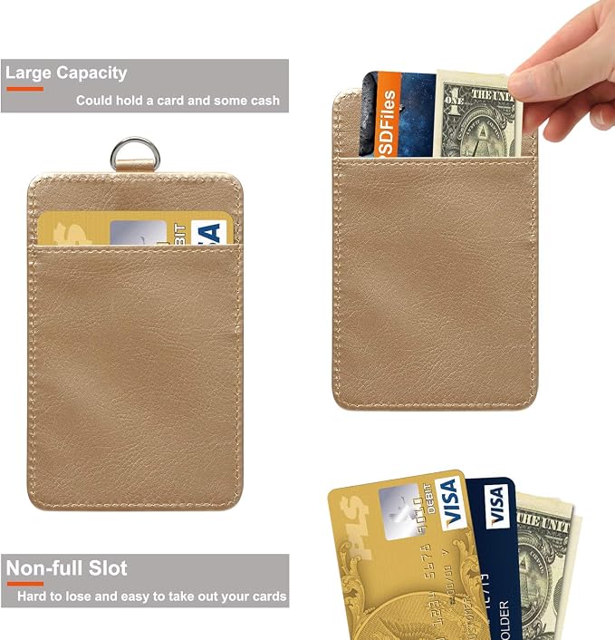 PU Leather ID Badge Holder, Life-Mate ID Badge Holder - Image 4