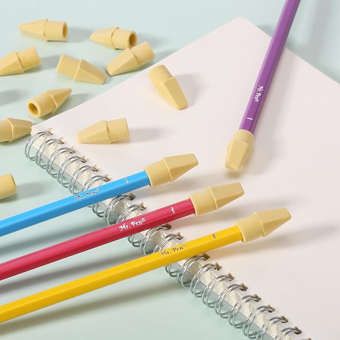 Mr. Pen- Pencil Eraser Toppers, 120 Pack, Cap Erasers | Pencil Top Erasers - Image 8