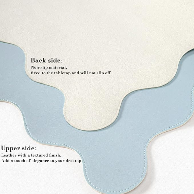 iCasso Leather Mouse Pad, Extra Large Desk Pad - Image 2
