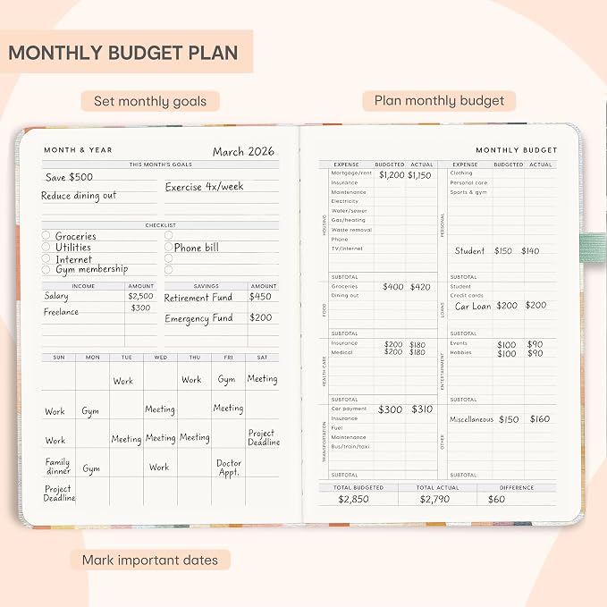 &And Per Se Budget Planner and Monthly Bill Organizer, Budget Book - Image 4